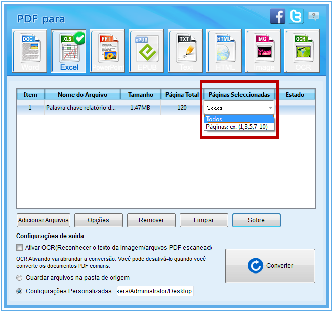 Transformar PDF em Excel 100 Grátis e Offline)