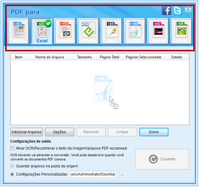 formatos exportados