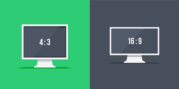 presentation design on different monitors