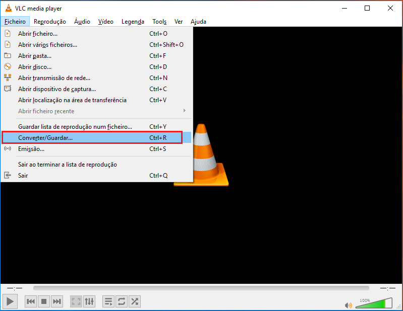 Converter arquivo MKV com VLC