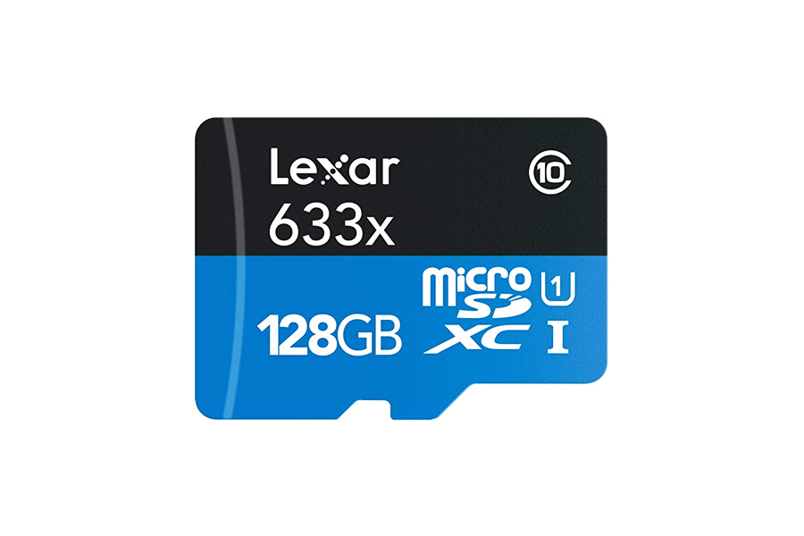 cartão Lexar 633x micro SDXC 128GB