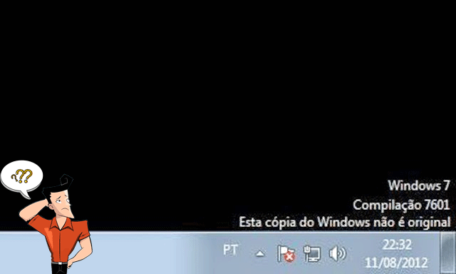 Esta cópia do Windows não é original no Windows 7