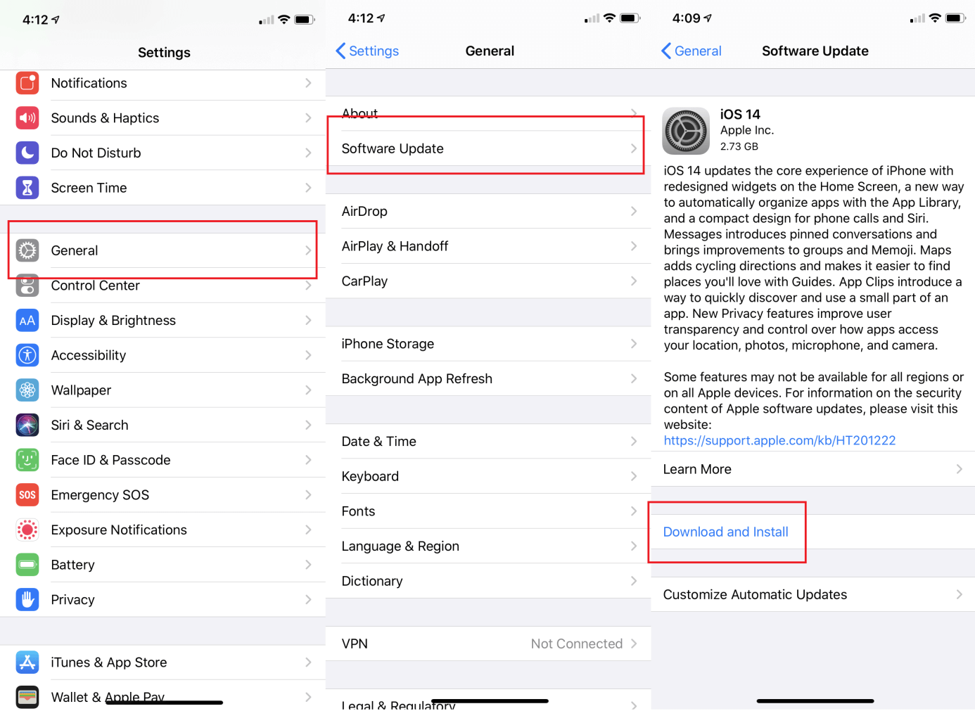 atualizar sistema iOS