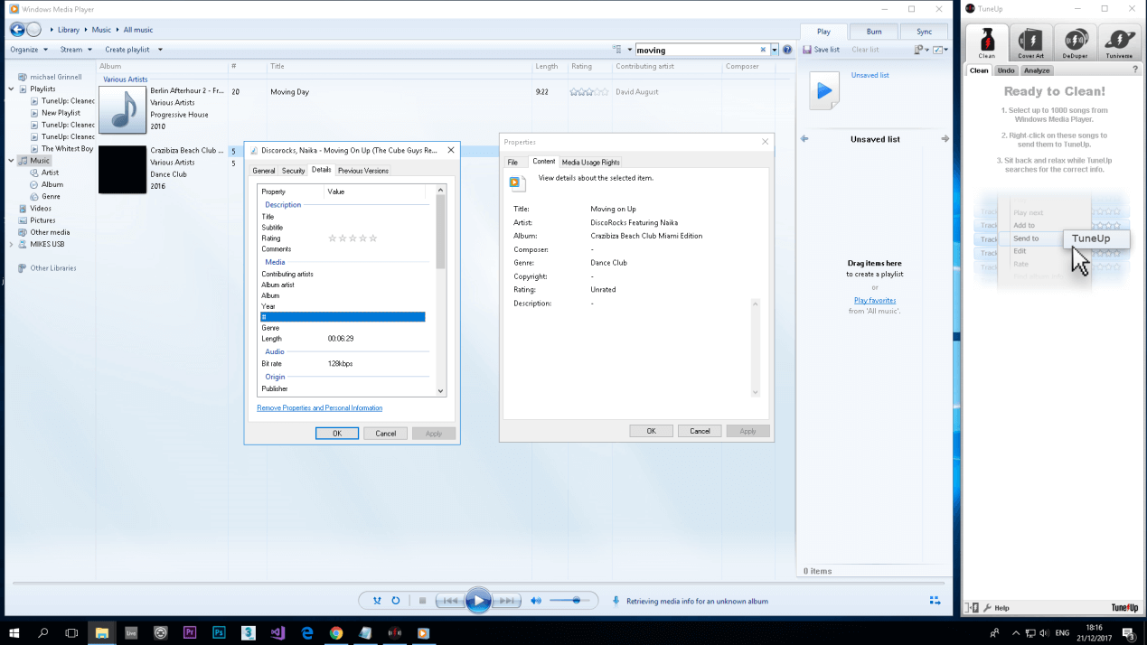 extrair arquivos de áudio com o Windows Media Player