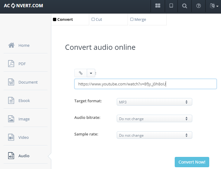 converter url para mp3